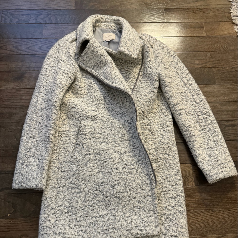 Loft asymmetrical Boucle Jacket